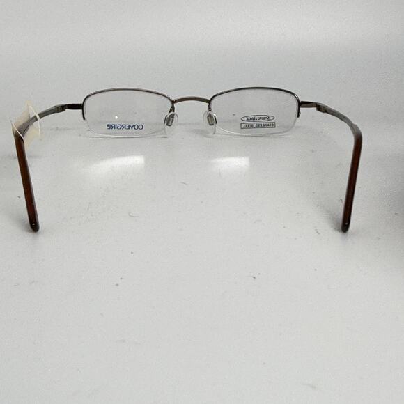 Covergirl CG292-1 916 44-19-140 Dark Brown Half Rim Eyeglasses Frame 19554 - Picture 3 of 7